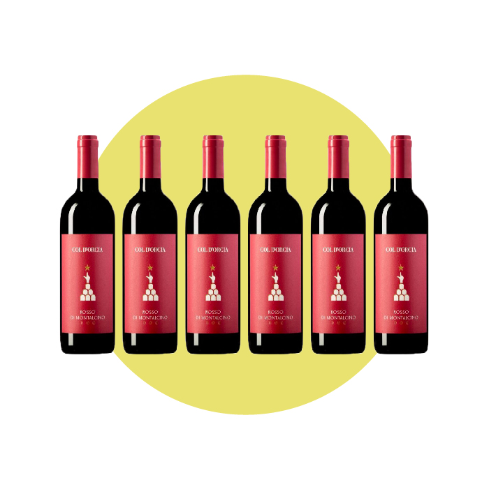 Col D’Orcia, Rosso di Montalcino 2022, 750 ml – Box 6 Bottiglie