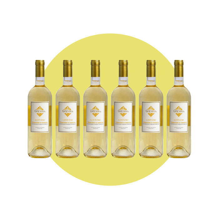 Capichera, Vermentino Lintori 2024, 750 ml – Box 6 Bottiglie