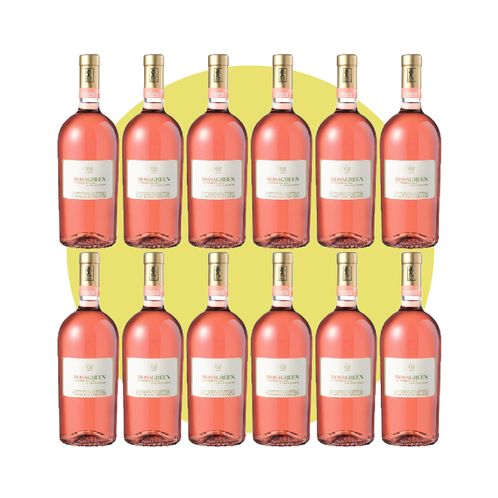 Pasini San Giovanni, Chiaretto Rosagreen 2024, 750 ml – Box 12 Bottiglie