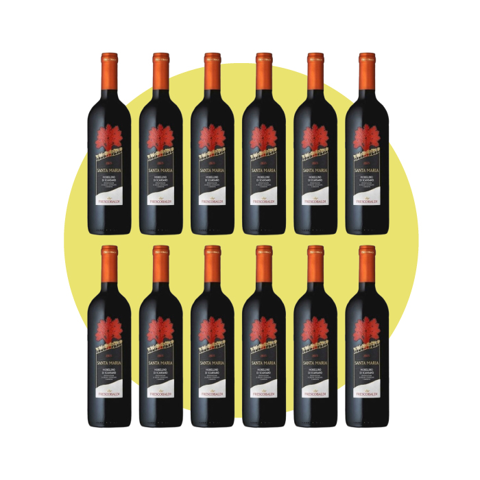 Frescobaldi – Grosseto, Morellino di Scansano Santa Maria 2023, 750 ml – Box 12 Bottiglie