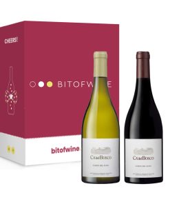 Ca’ del Bosco, Curtefranca Bianco Corte del Lupo 2023 e Rosso 2022, 750 ml – Box 2 Bottiglie