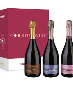 Montedelma, Franciacorta, 750 ml, Brut – Satèn – Rosé – Box 3 Bottiglie