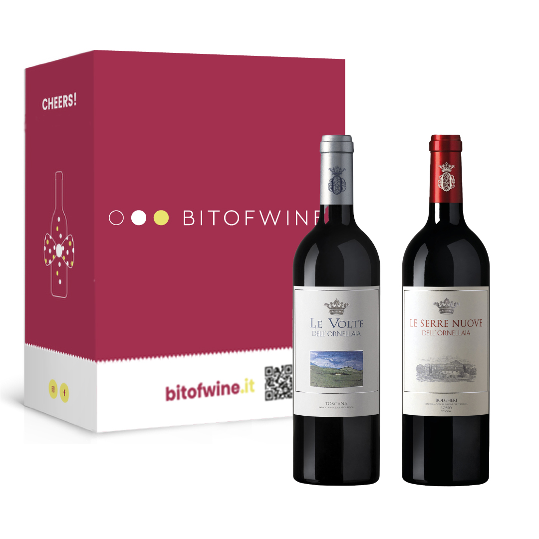 Ornellaia, Le Volte dell’Ornellaia 2022 e Bolgheri Le Serre Nuove 2022, 750 ml – Box 2 Bottiglie