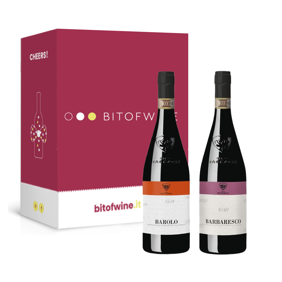 Pico Maccario, Barolo 2020 e Barbaresco 2020, 750 ml – Box 2 Bottiglie