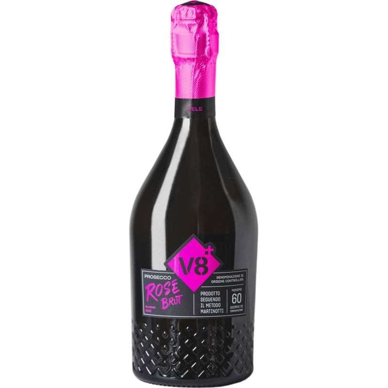 V8+ Vineyards, Prosecco Rosé Millesimato Lele Brut 2023, 750 ml