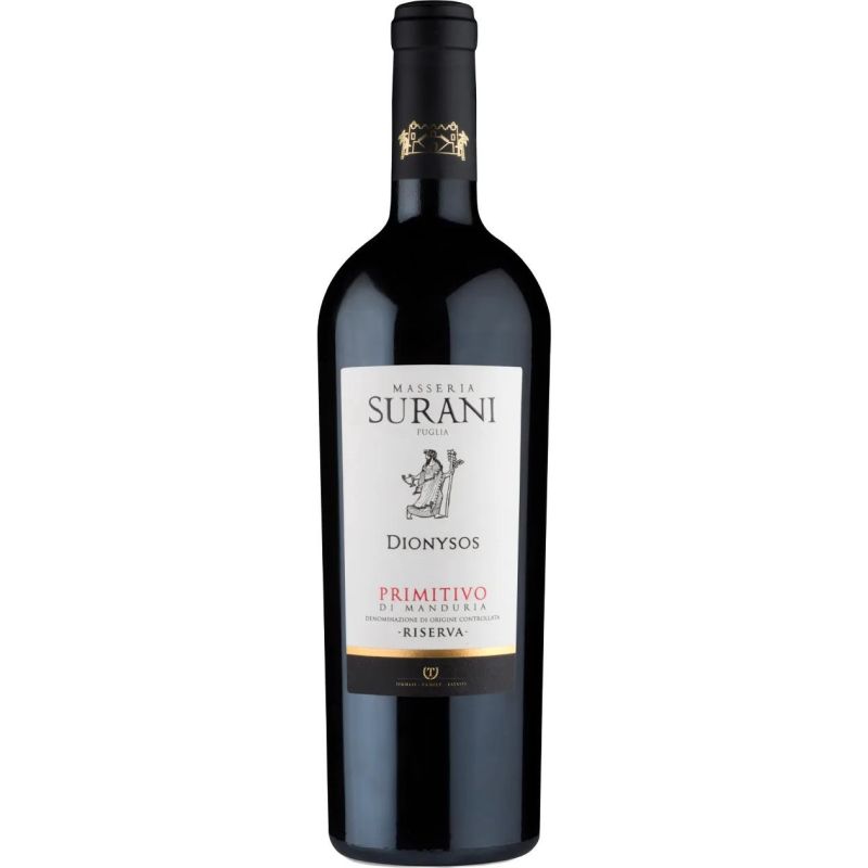 Masseria Surani, Primitivo di Manduria Riserva Dionysos 2017, 750 ml