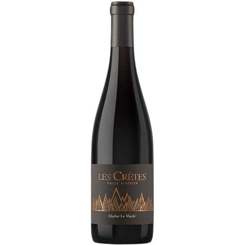 Les Crêtes, Merlot Le Merle 2019, 750 ml