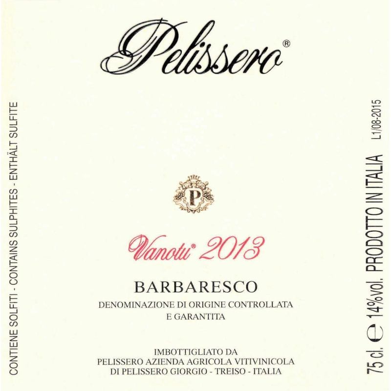 Pelissero, Barbaresco Vanotu 2018, 750 ml - immagine 2