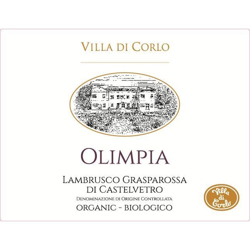 Villa di Corlo, Lambrusco Grasparossa di Castelvetro Olimpia 2023, 750 ml - immagine 2