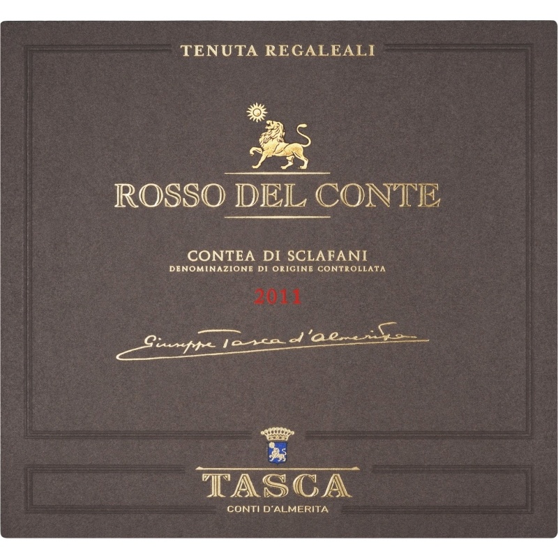 Tasca d’Almerita – Tenuta Regaleali, Contea di Sclafani Rosso del Conte 2019, 750 ml - immagine 2