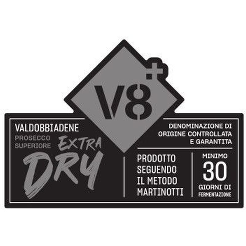 V8+ Vineyards, Valdobbiadene Prosecco Superiore Cuvée Sior Piero Extra dry, 750 ml - immagine 2
