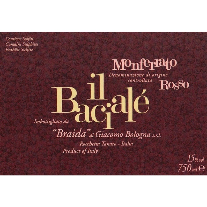 Braida Giacomo Bologna, Monferrato Bacialè 2020, 750 ml - immagine 2