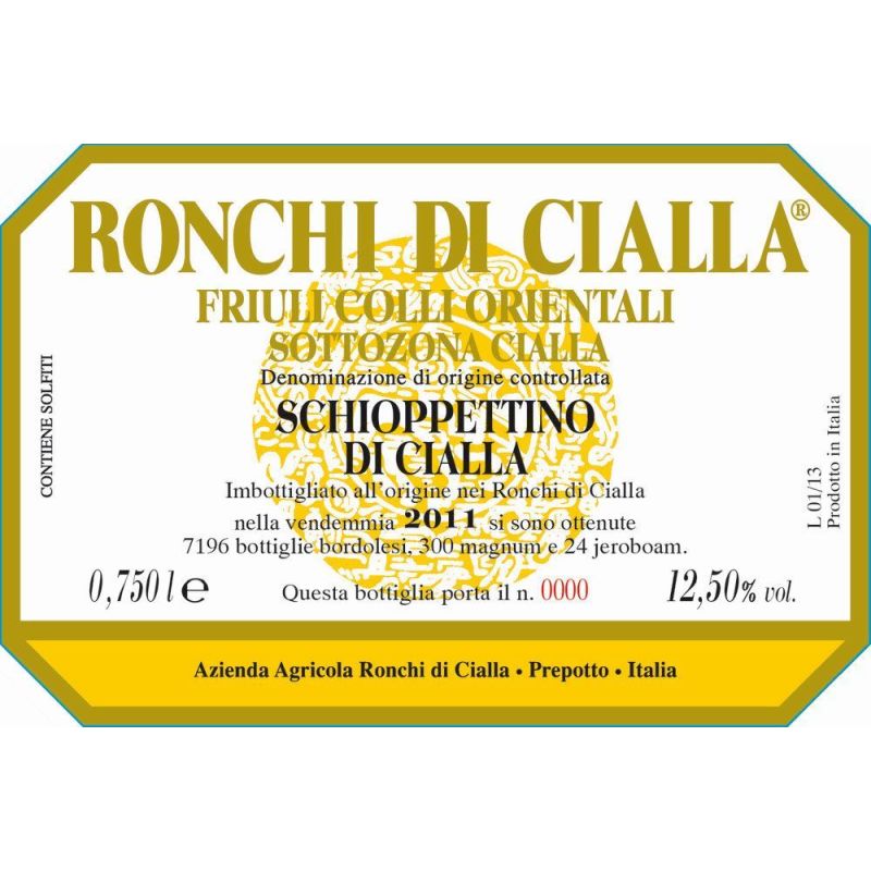 Ronchi di Cialla, Schioppettino 2016, 750 ml - immagine 2