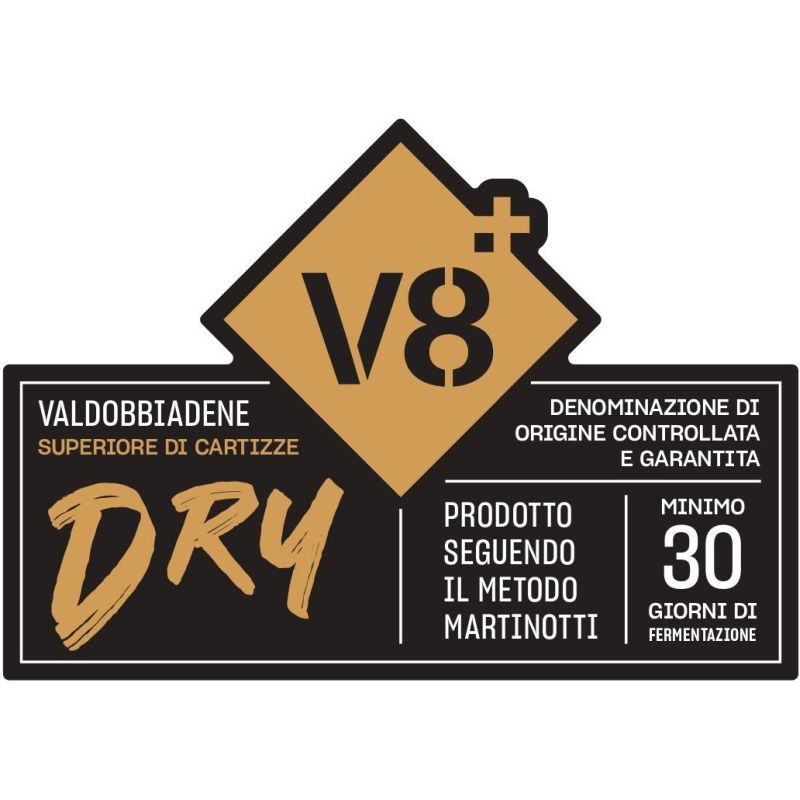 V8+ Vineyards, Valdobbiadene Superiore di Cartizze Toni Dry, 750 ml - immagine 2