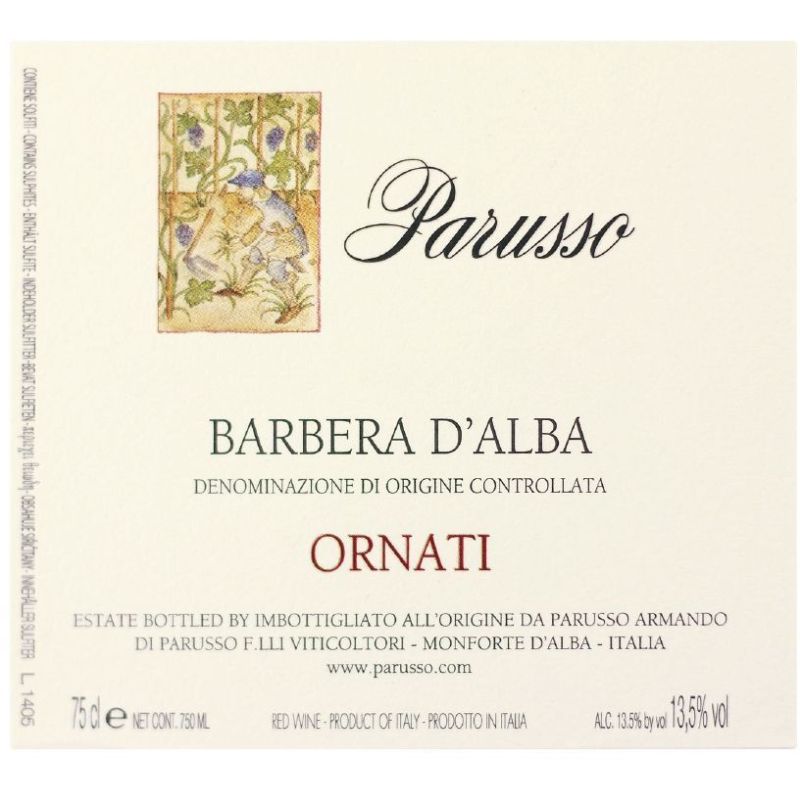 Parusso, Barbera d’Alba Ornati 2022, 750 ml - immagine 2