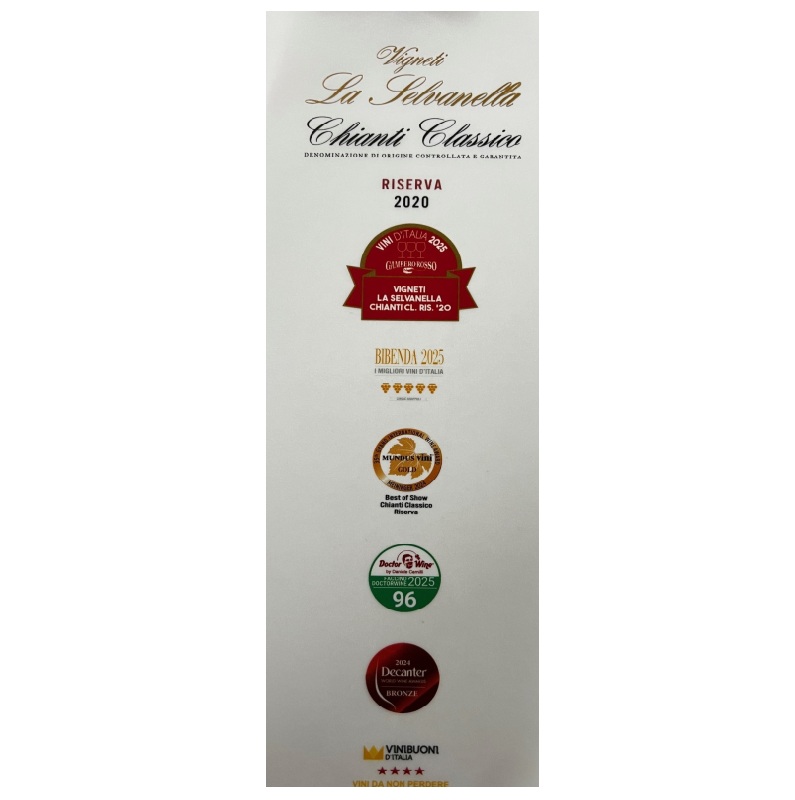 Fattorie Melini, Chianti Classico Riserva Vigneti La Selvanella 2020, 1500 ml - immagine 2
