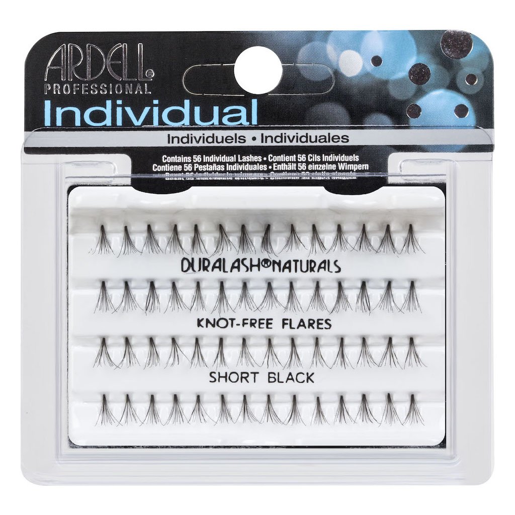 Ciglia Finte Ardell Individual Lashes Knot-Free Natural Short Black 65050