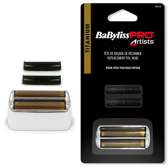 Testina di Ricambio BaByliss per Rasoio Shaver FOILFX02 FXFS2E Titanio