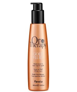 Fanola Oro Therapy Gold Fluid 200ml – Fluido Leave-In Per Tutti I Tipi Di Capelli