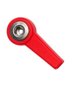 Fiab Adattatore Rosso Con Presa Femmina 2mm Ed Attacco A Clip