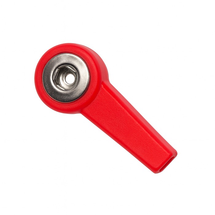 Fiab Adattatore Rosso Con Presa Femmina 2mm Ed Attacco A Clip