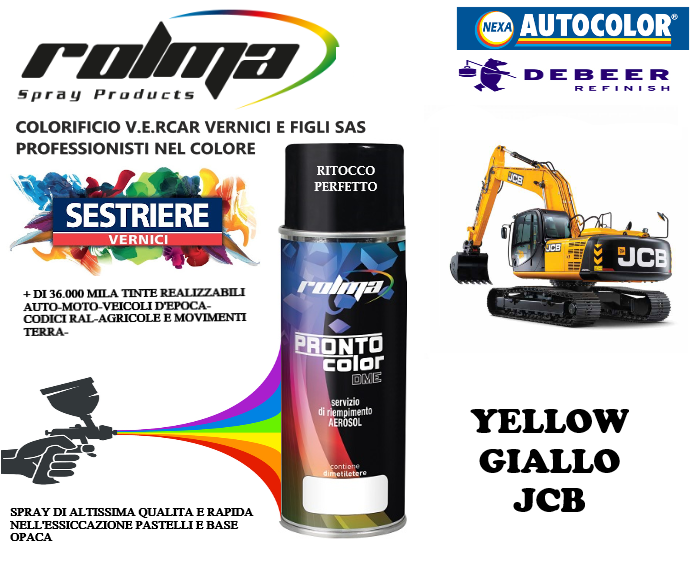 JCB – YELLOW-GIALLO