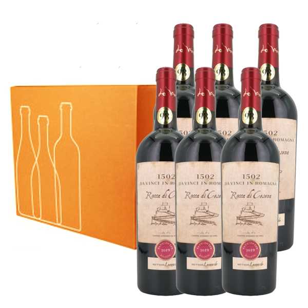 Leonardo Da Vinci Sangiovese Superiore Riserva 2019 – Rocca Di Cesena – 6 Bottiglie - immagine 2